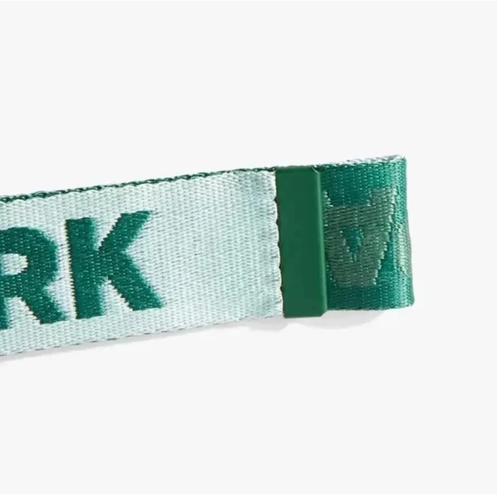 Adidas Belt Unisex L/XL Green Ivy Park D-Ring Webbing Logo Utility Strap‎